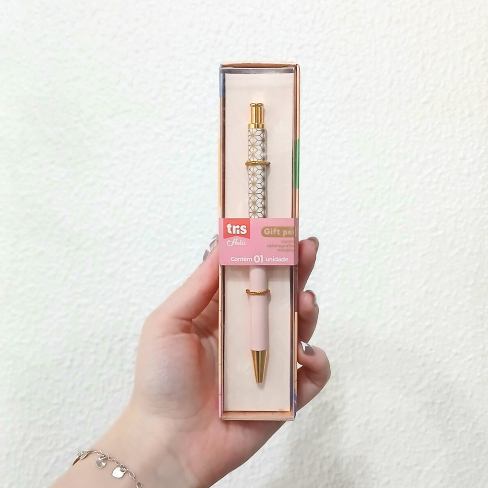 Caneta Esferográfica Metálica Gift Pen Motivarte Holic Tris - #3