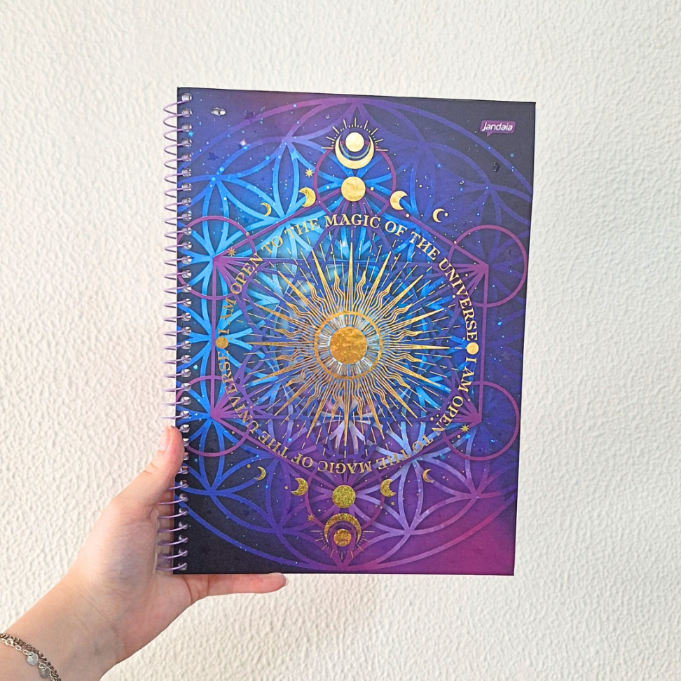 Caderno com Espiral Universitário Mystic 1 Matéria Jandaia - #7