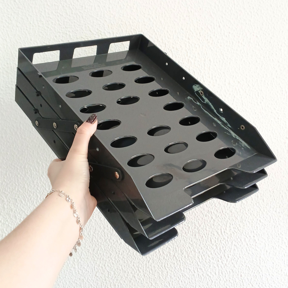 Caixa de Correspondência Tripla Móvel Preto Carbrink - #2