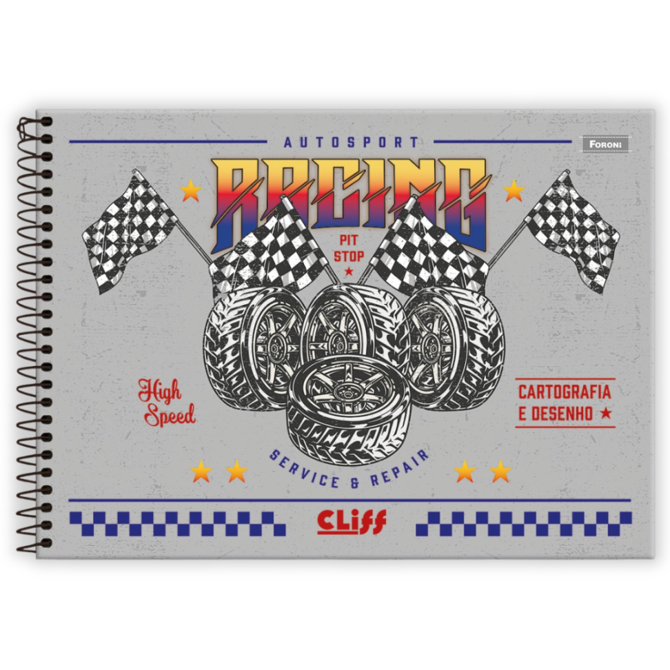 Caderno de Cartografia e Desenho Cliff Foroni - #3