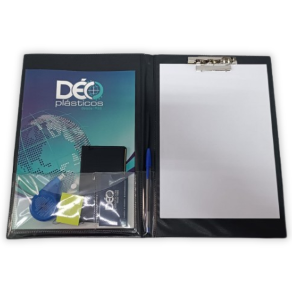 Pasta Prancheta com Bolsa Croco Déo Plásticos - #1