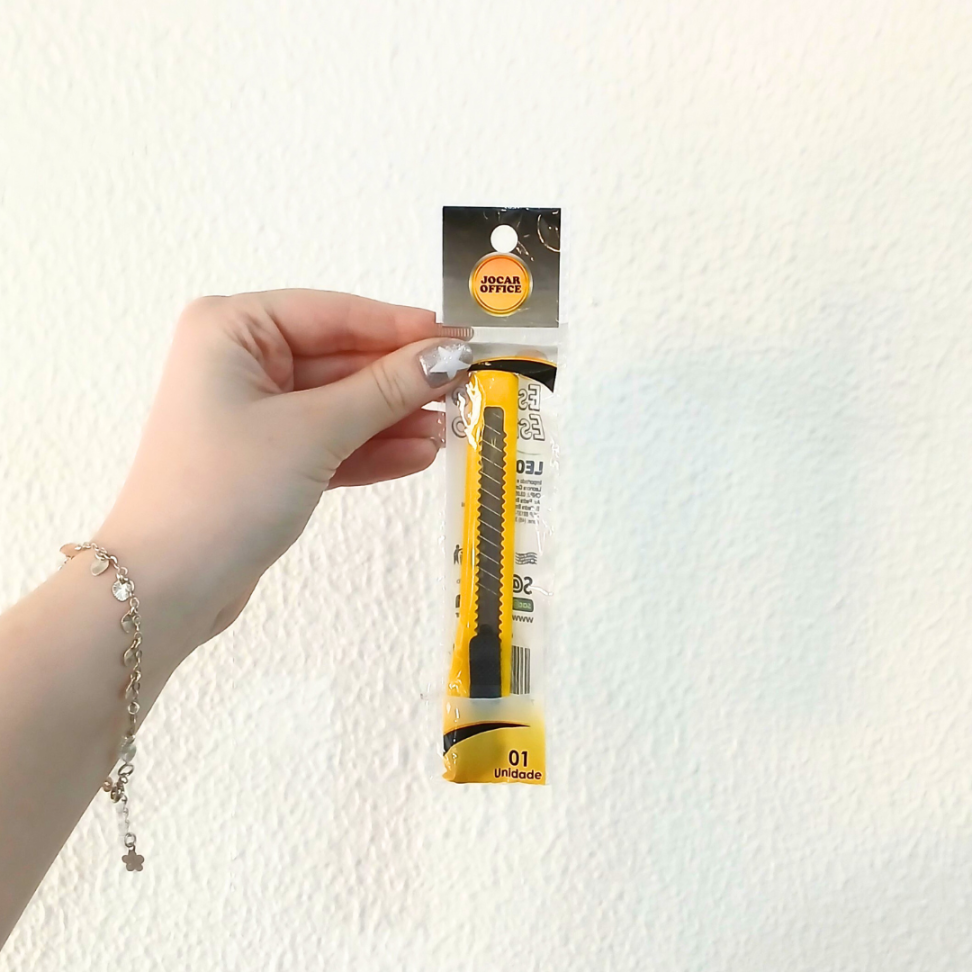 Estilete Estreito Plástico Jocar Office - #6