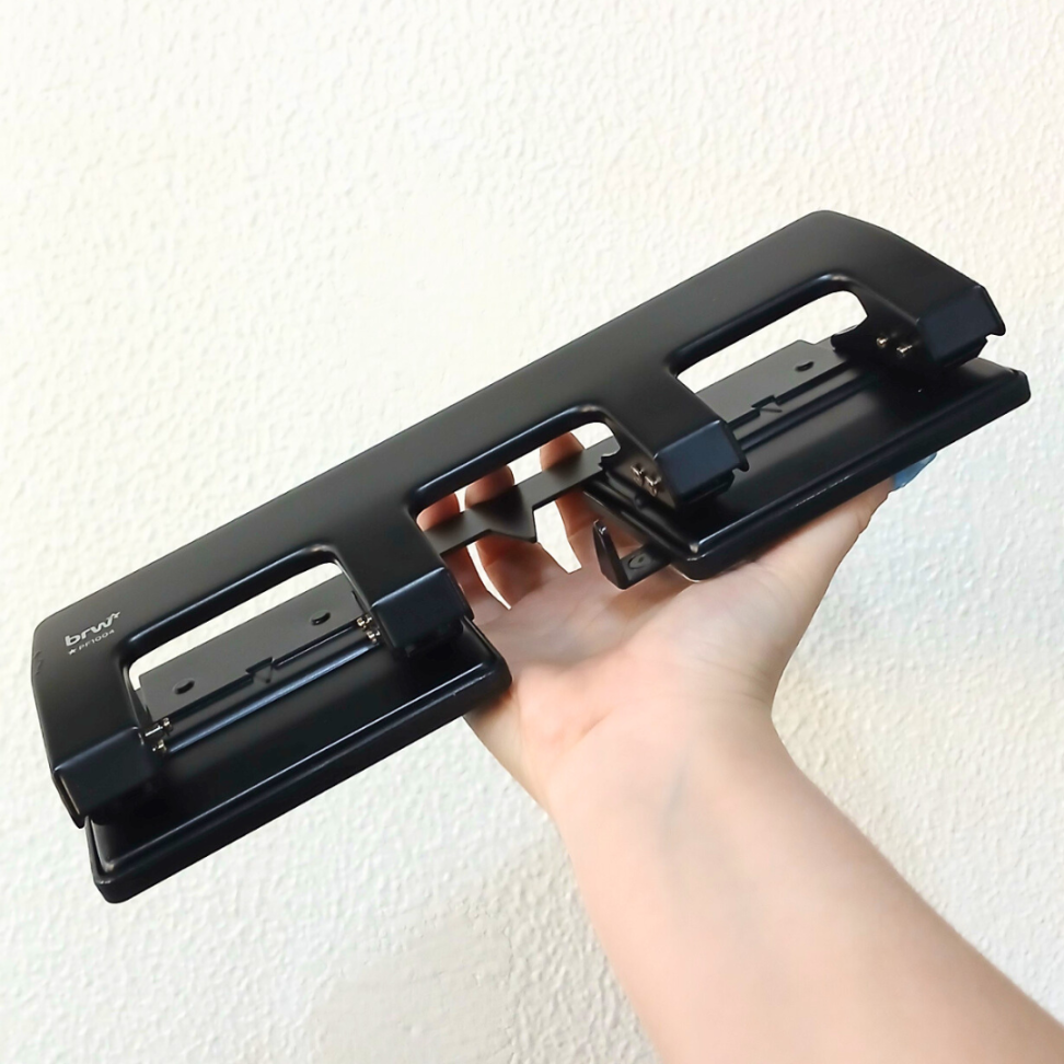 Perfurador 4 Furos 20 Folhas Estrutura Metálica BRW - #6