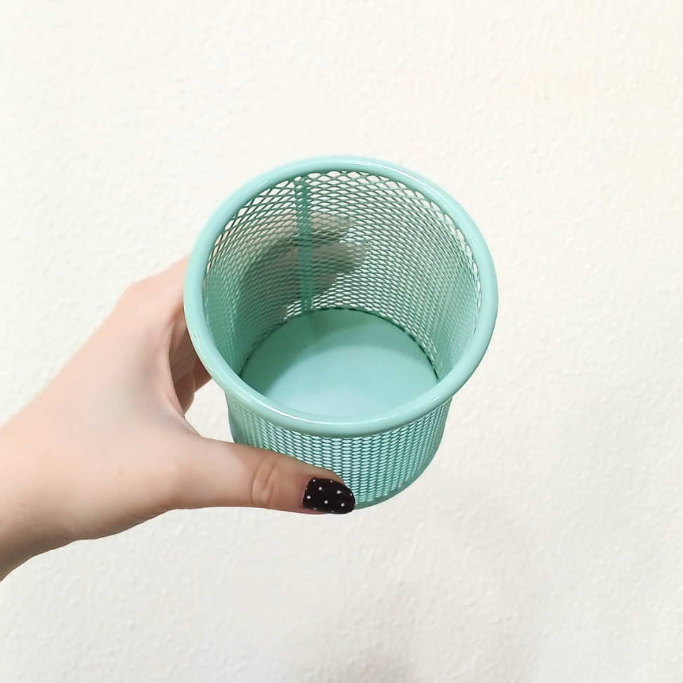 Porta Canetas Aramado Verde Pastel OR5107 BRW - #4