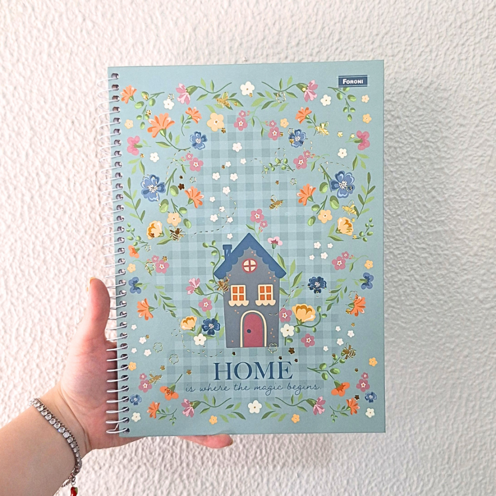 Caderno com Espiral Universitário Milly 1 Matéria Foroni - #1