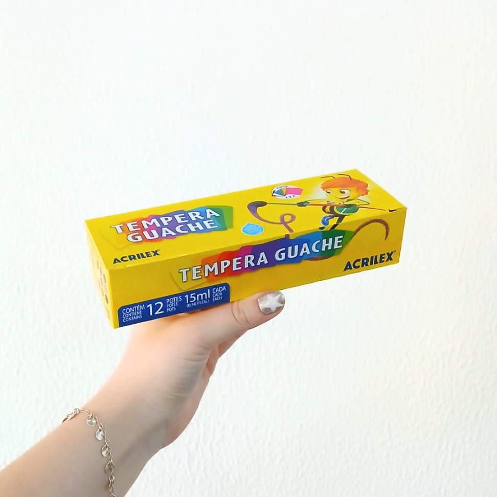 Tinta Guache 12 Cores Acrilex - #3