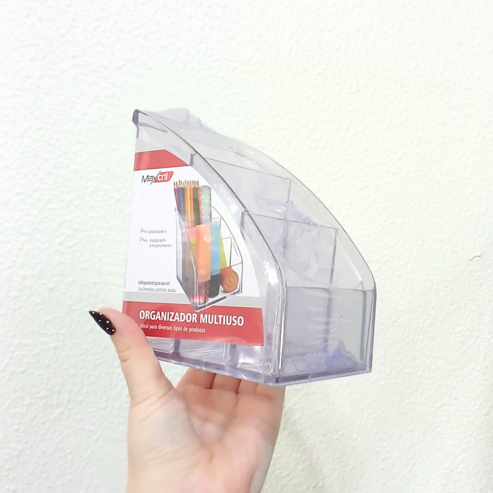 Organizador Multiuso Acrílico Cristal Maxcril - #3