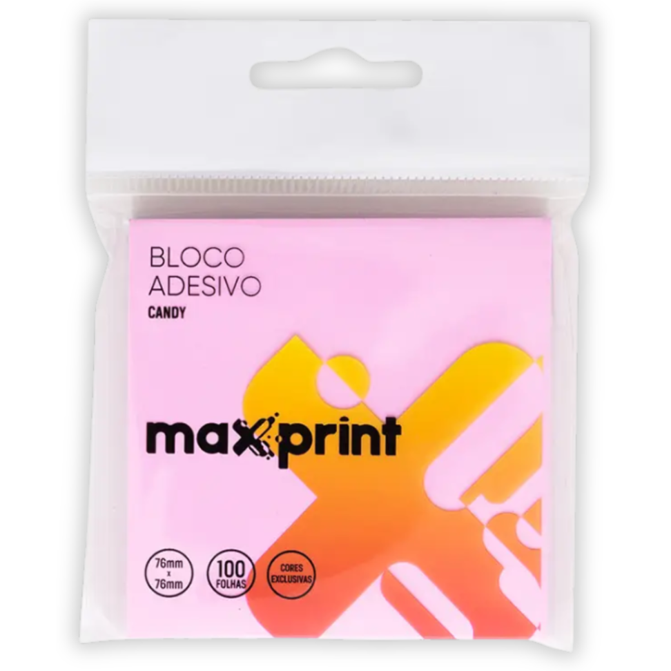 Bloco Adesivo 76mm x 76mm Hope Maxprint - #1