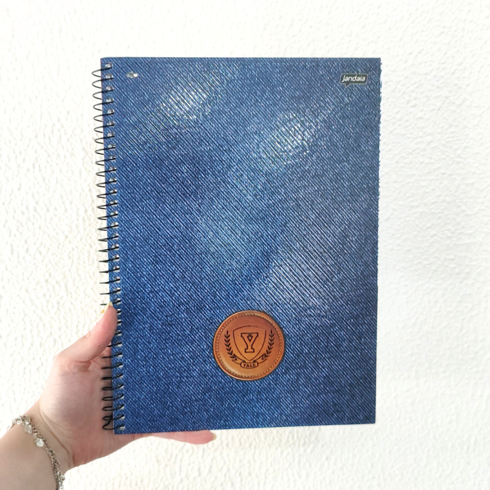 Caderno com Espiral Universitário Yale 1 Matéria Jandaia - #1