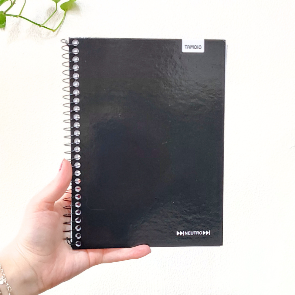 Caderno com Espiral Pequeno 1/4 Neutro Tamoio - #3