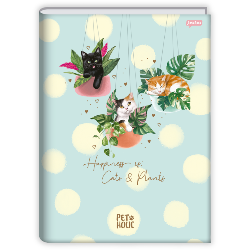 Caderno Brochura Pet Holic Jandaia - #1