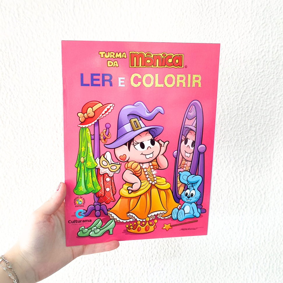 Livro Ler e Colorir Turma da Mônica Culturama - #13