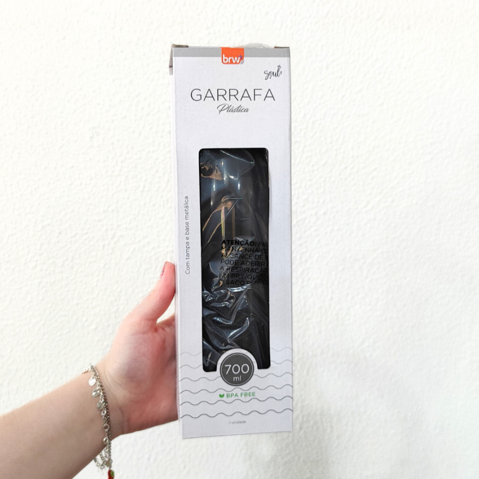 Garrafa Plástica Cinza 700ml BRW - #1
