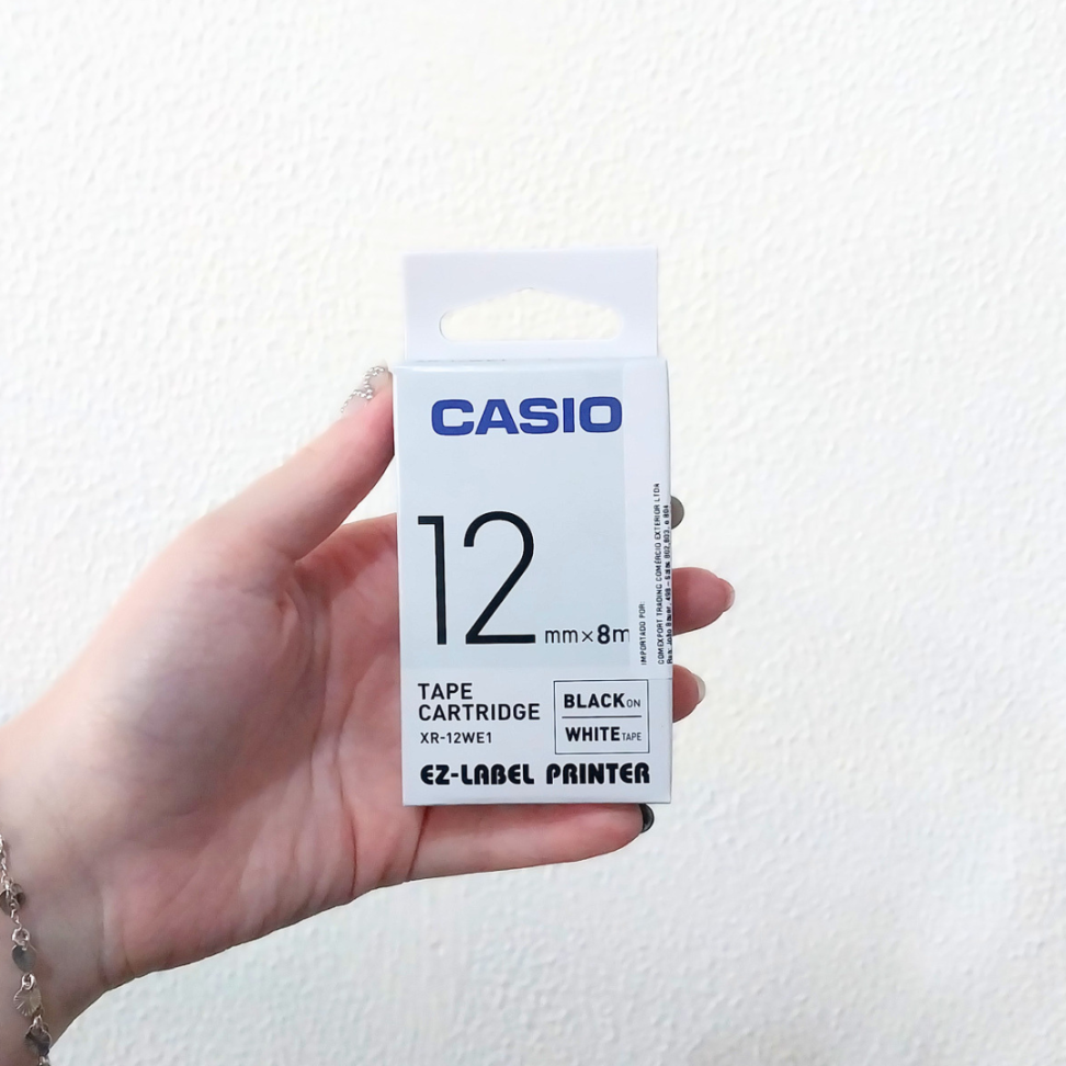 Fita para Rotulador 12mm x 8m XR-12WE1 Casio - #3