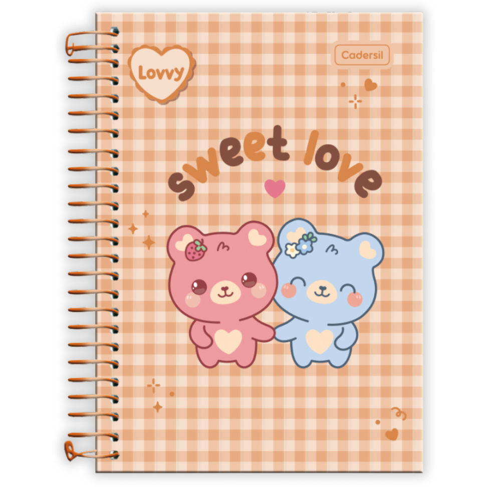 Caderno com Espiral Pequeno 1/4 Lovvy Cadersil - #5