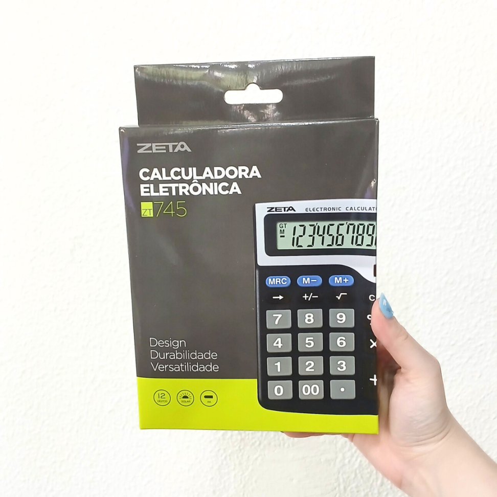 Calculadora de Mesa Eletrônica ZT-745 Zeta - #2