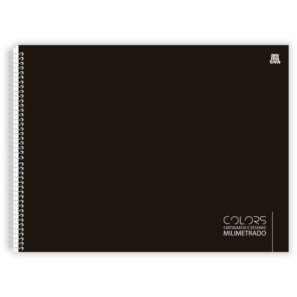 Caderno de Cartografia e Desenho Colors Animativa - #1