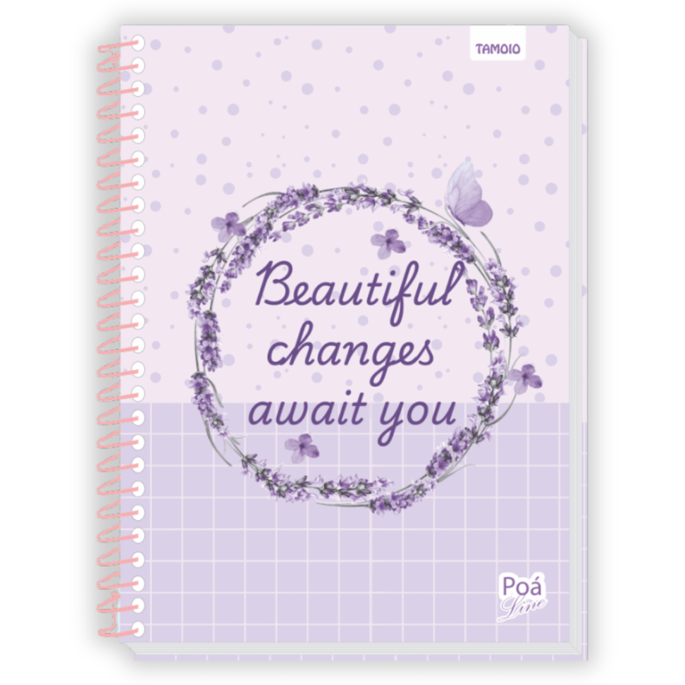 Caderno com Espiral Universitário 10 Matérias Poá Line Tamoio - #1