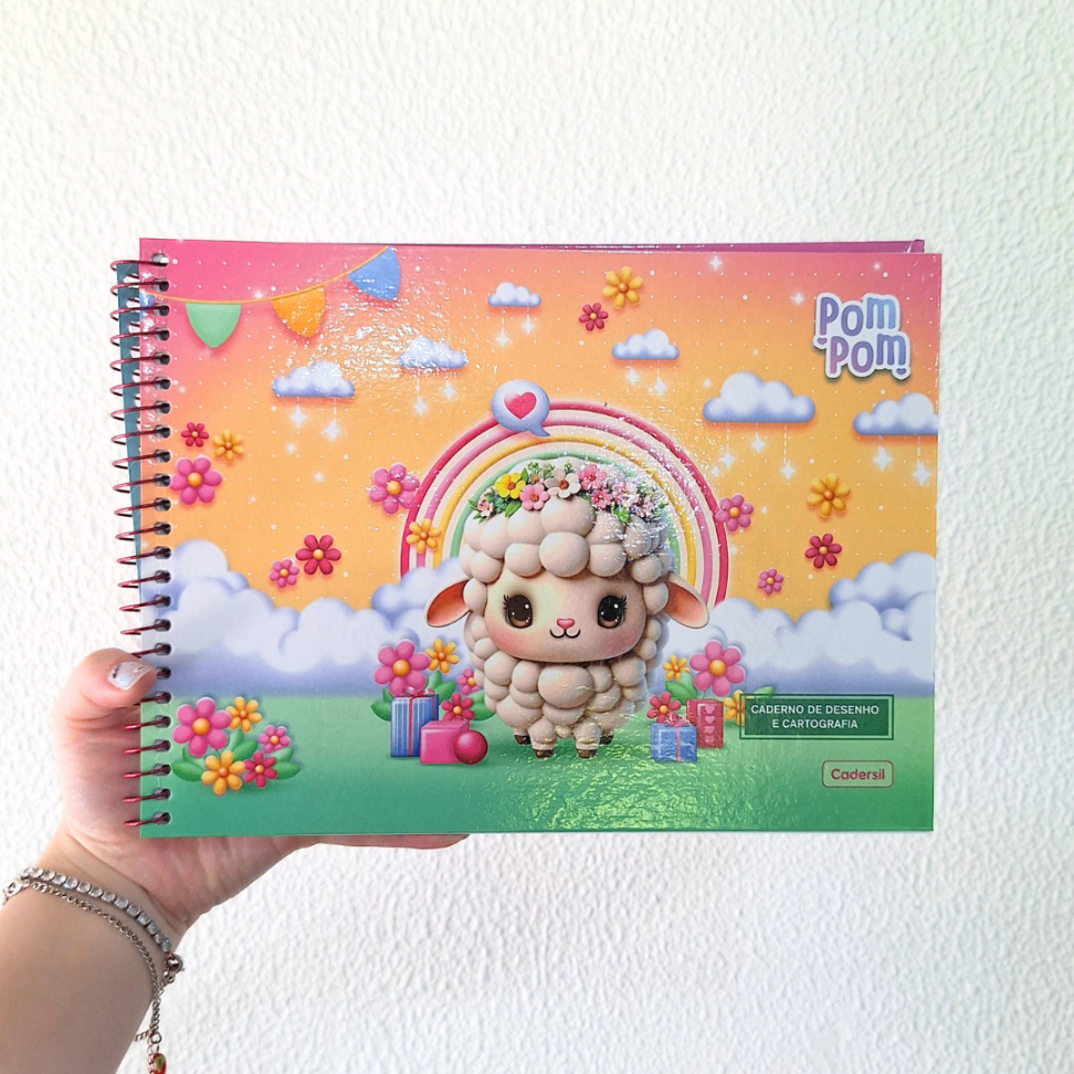 Caderno de Cartografia e Desenho Pom Pom Cadersil - #7