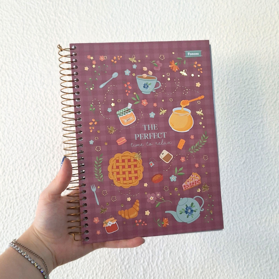 Caderno com Espiral Colegial Milly 10 Matérias Foroni - #10