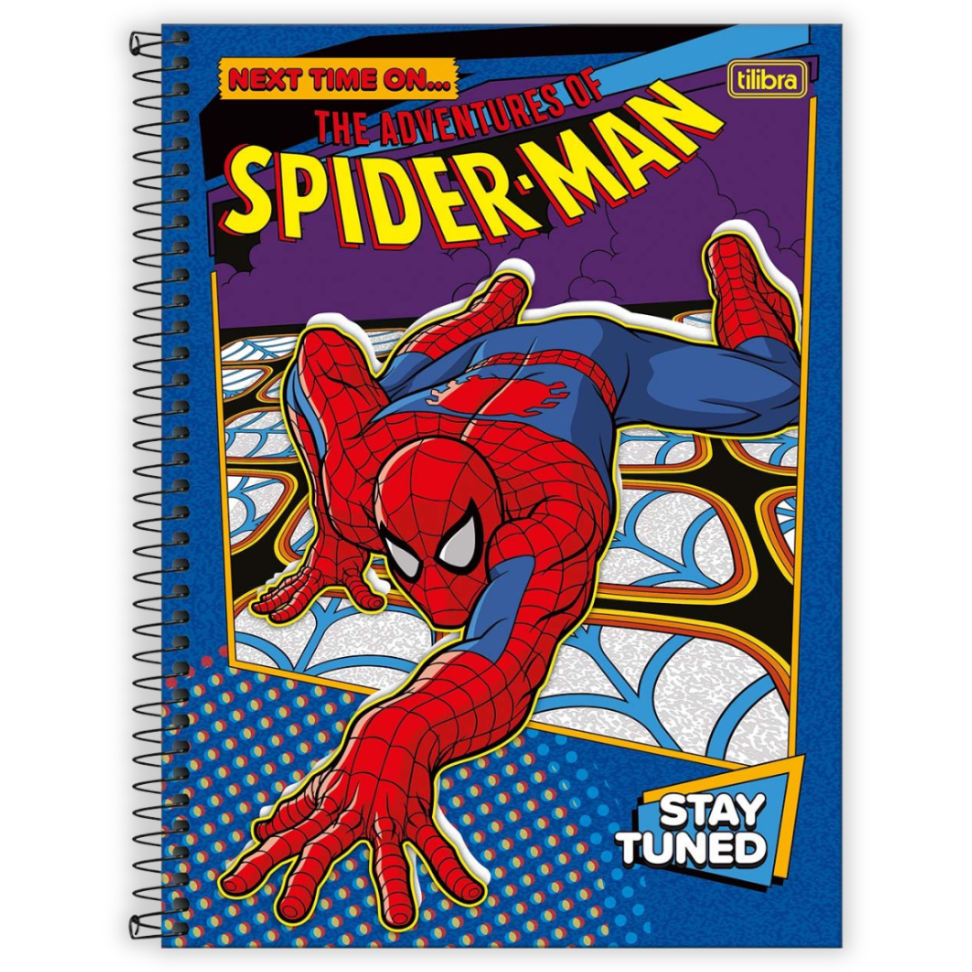 Caderno com Espiral Universitário 1 Matéria Spider-Man Tilibra - #1