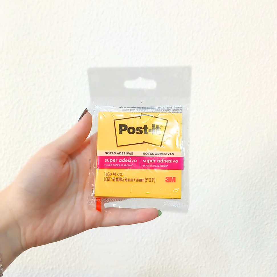 Notas Autoadesivas Post-It 76mm x 76mm Neon 3M - #7