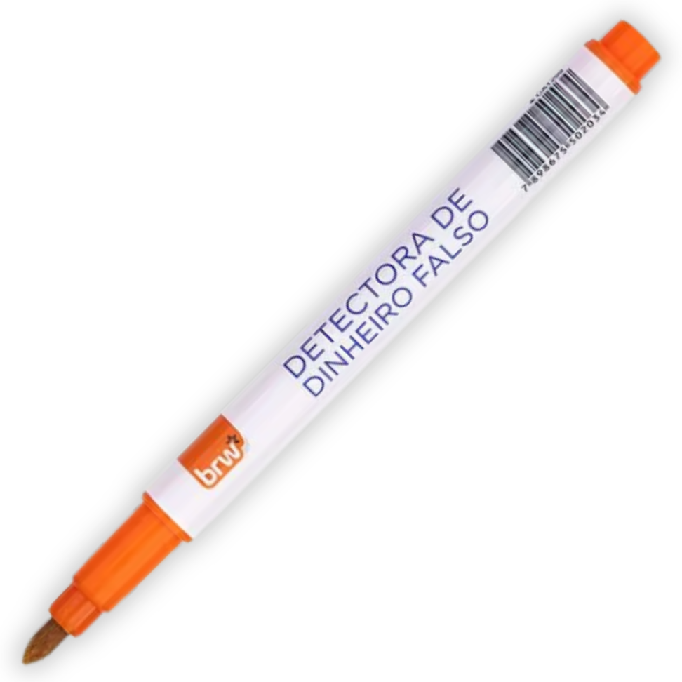 Caneta Detectora de Dinheiro Falso BRW - #1