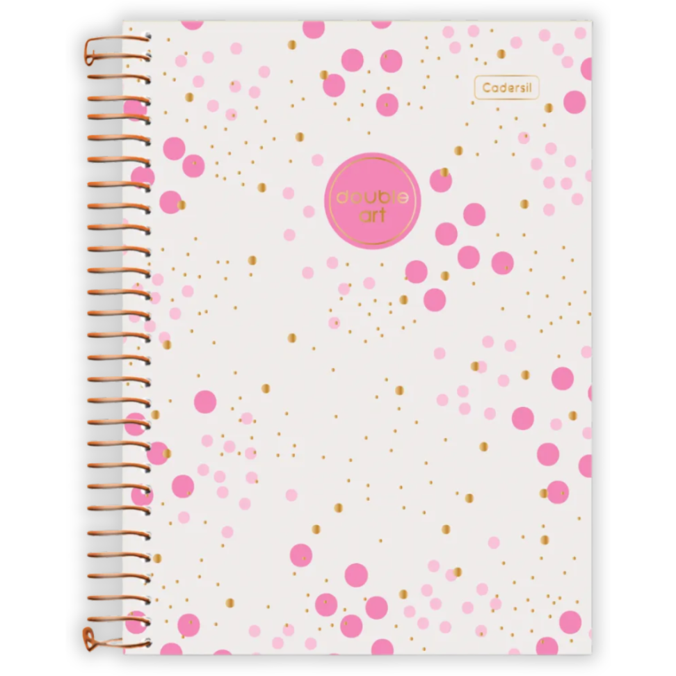 Caderno com Espiral Colegial Double Art 1 Matéria Cadersil - #5