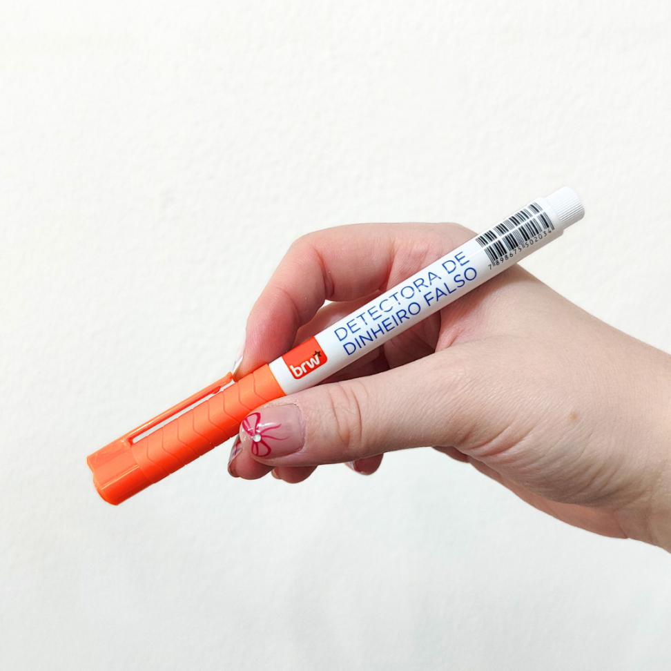 Caneta Detectora de Dinheiro Falso BRW - #1