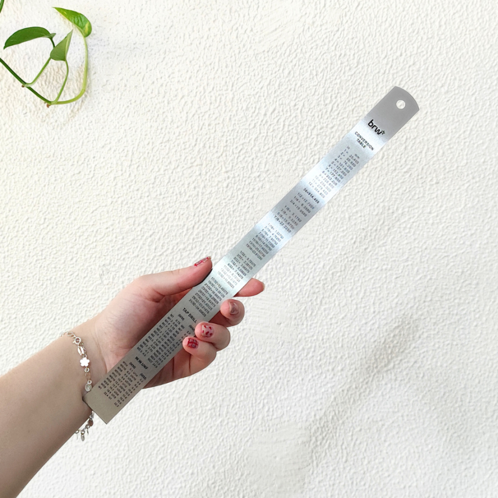 Régua de Aço 30cm BRW - #1