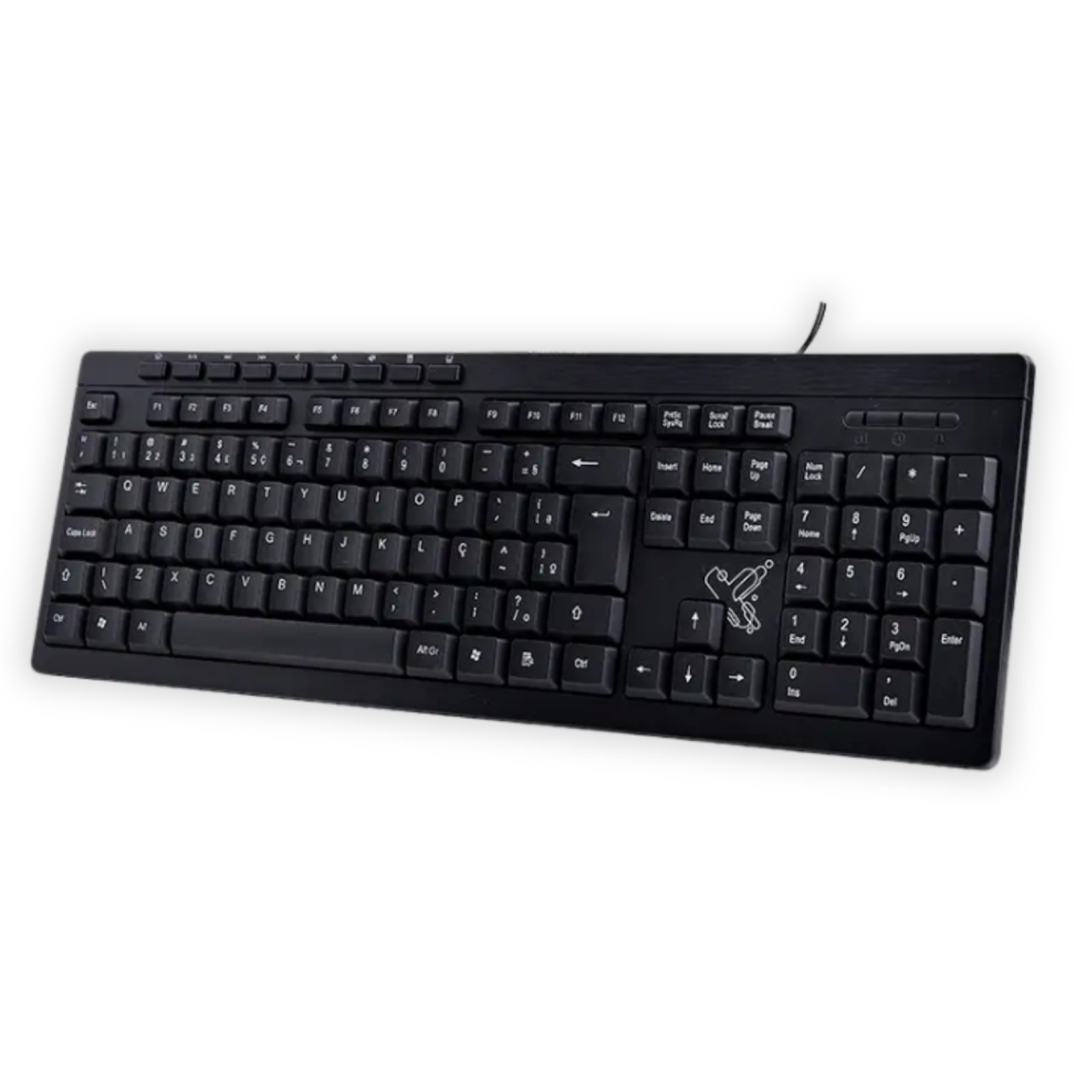 Teclado com Fio Multimídia SK-2030 Maxprint
