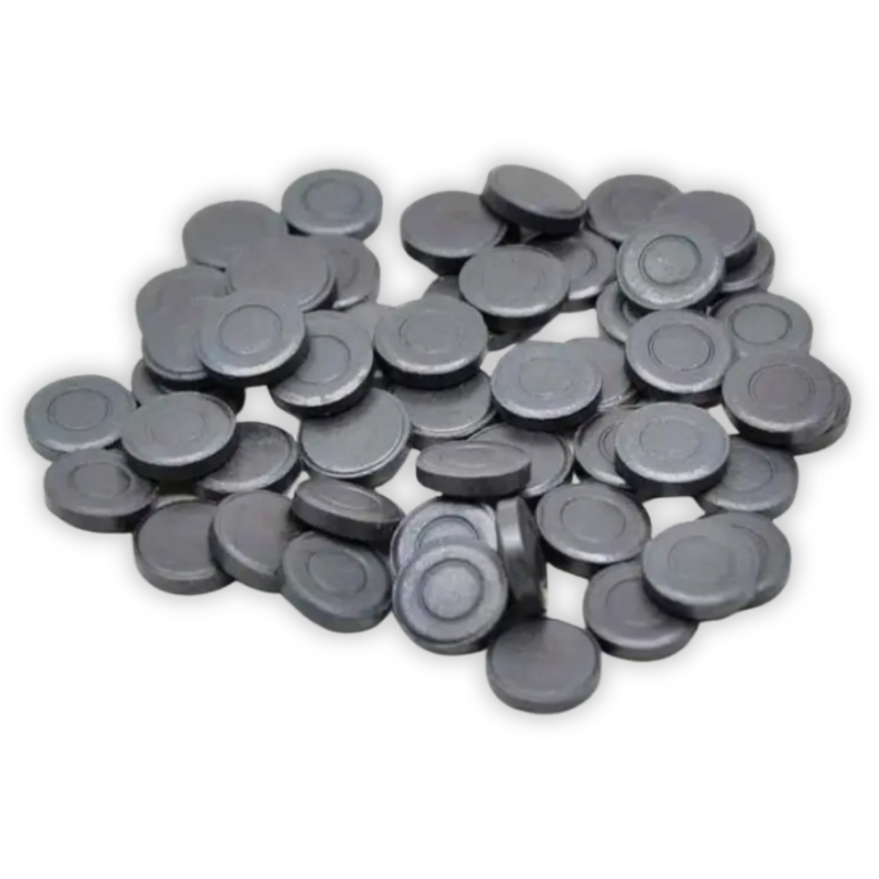 Imã Metálico Preto 20mm 50 Unidades Kit