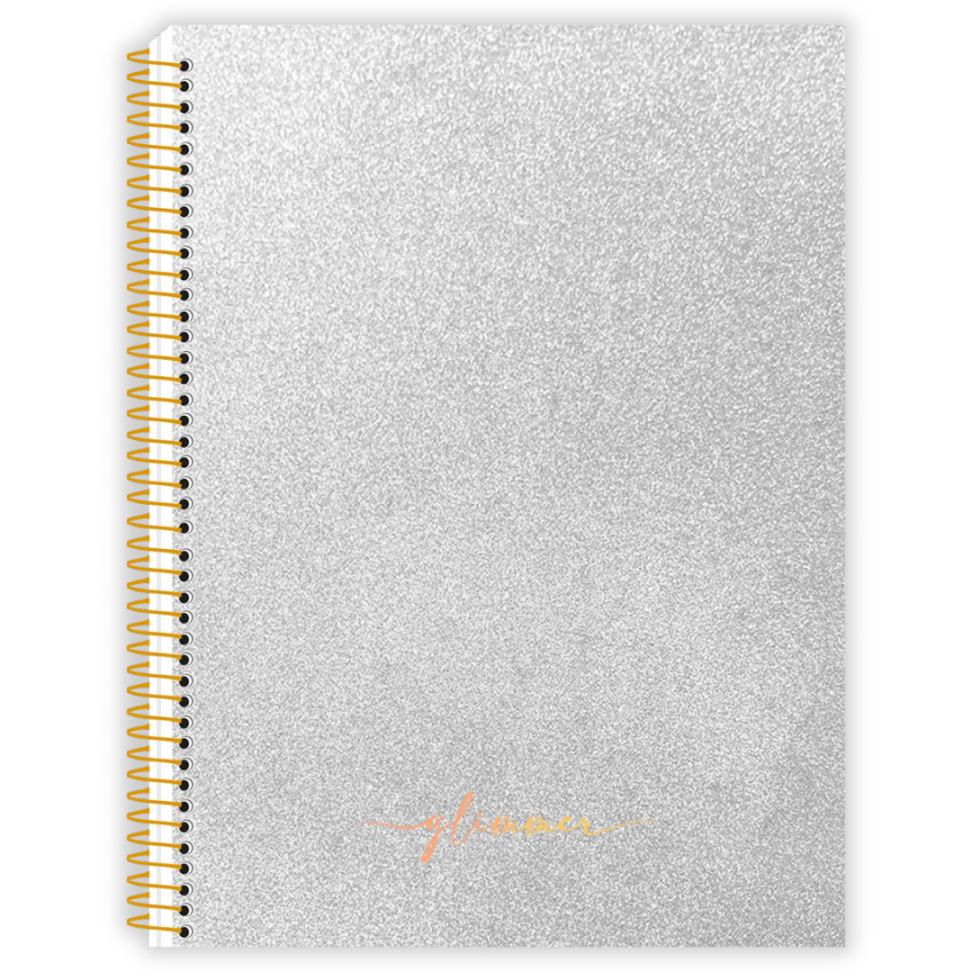Caderno com Espiral Colegial Glimmer 1 Matéria Animativa - #1