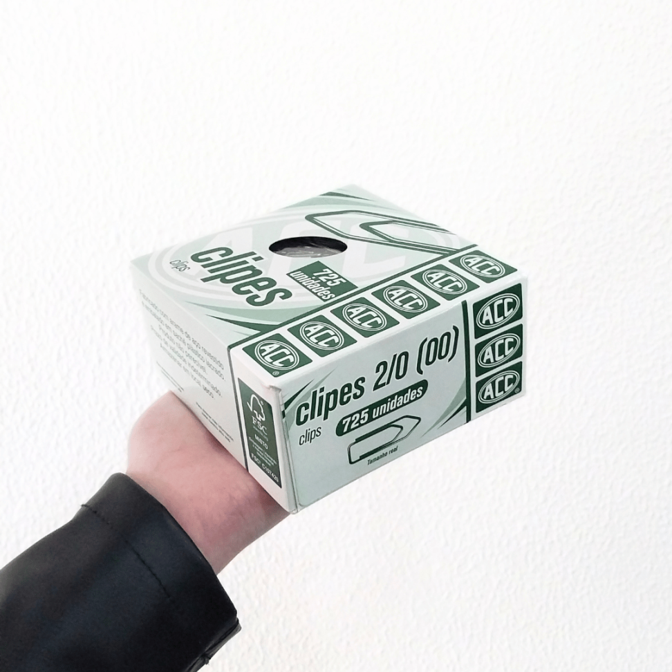 Clipes para Papel N.2/0 725 Unidades ACC - #5