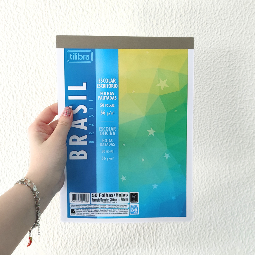 Bloco de Folhas Pautadas A4 50 Folhas 56g Tilibra - #3