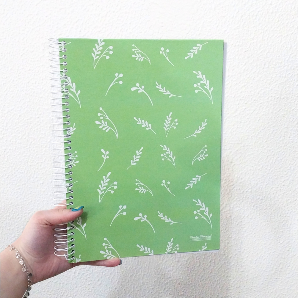 Caderno com Espiral Universitário Loop 10 Matérias Pauta Branca - #5