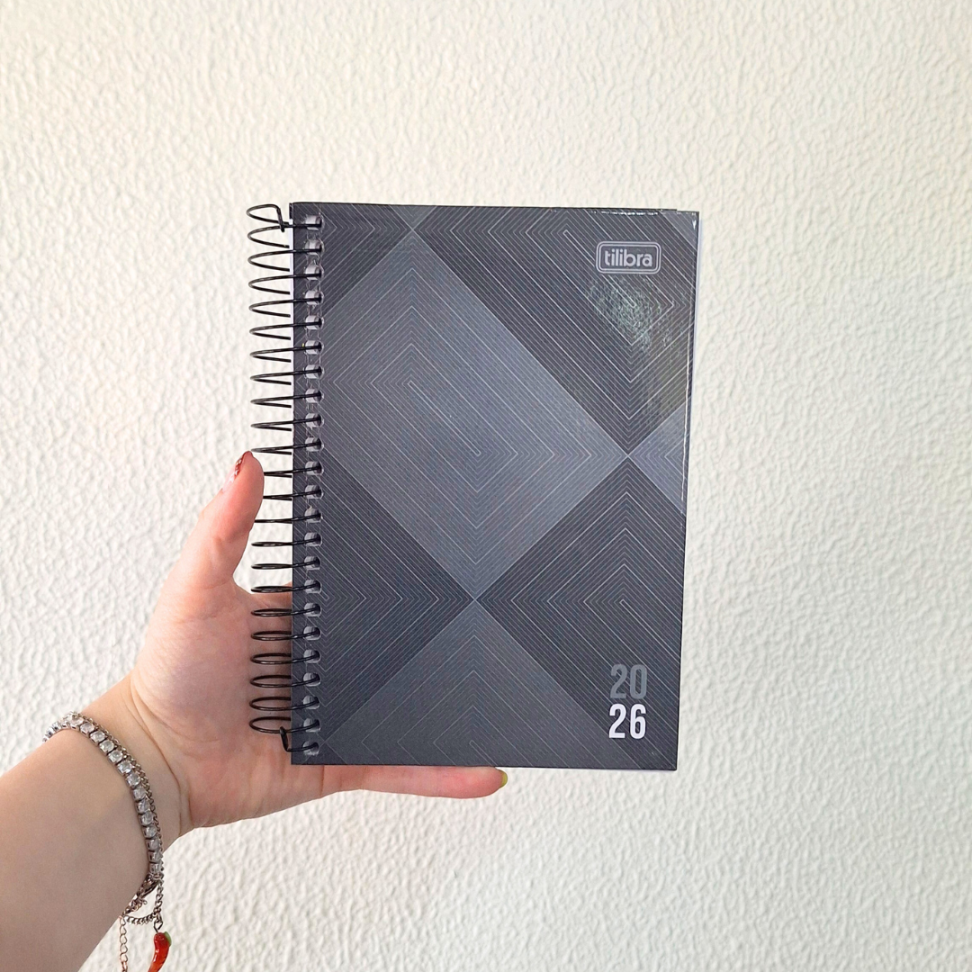 Agenda Executiva Espiral Diária Pequena Zip 2026 Tilibra - #8