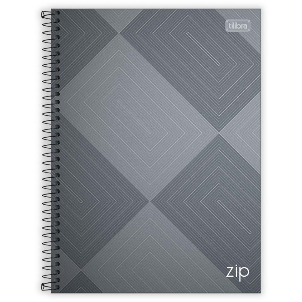 Caderno com Espiral Universitário 1 Matéria Zip B Tilibra - #5