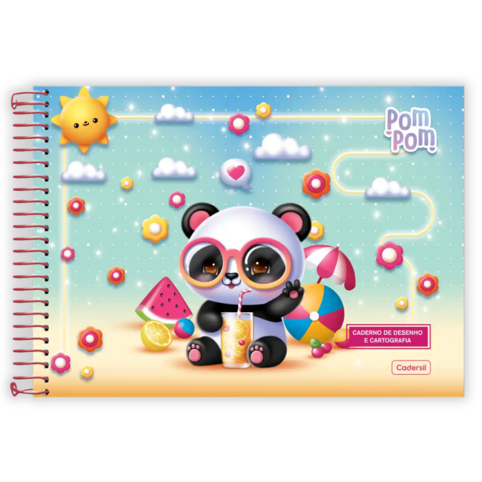 Caderno de Cartografia e Desenho Pom Pom Cadersil - #2
