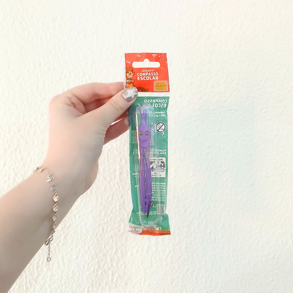 Compasso Metálico Neon Fever Leo e Leo - #10