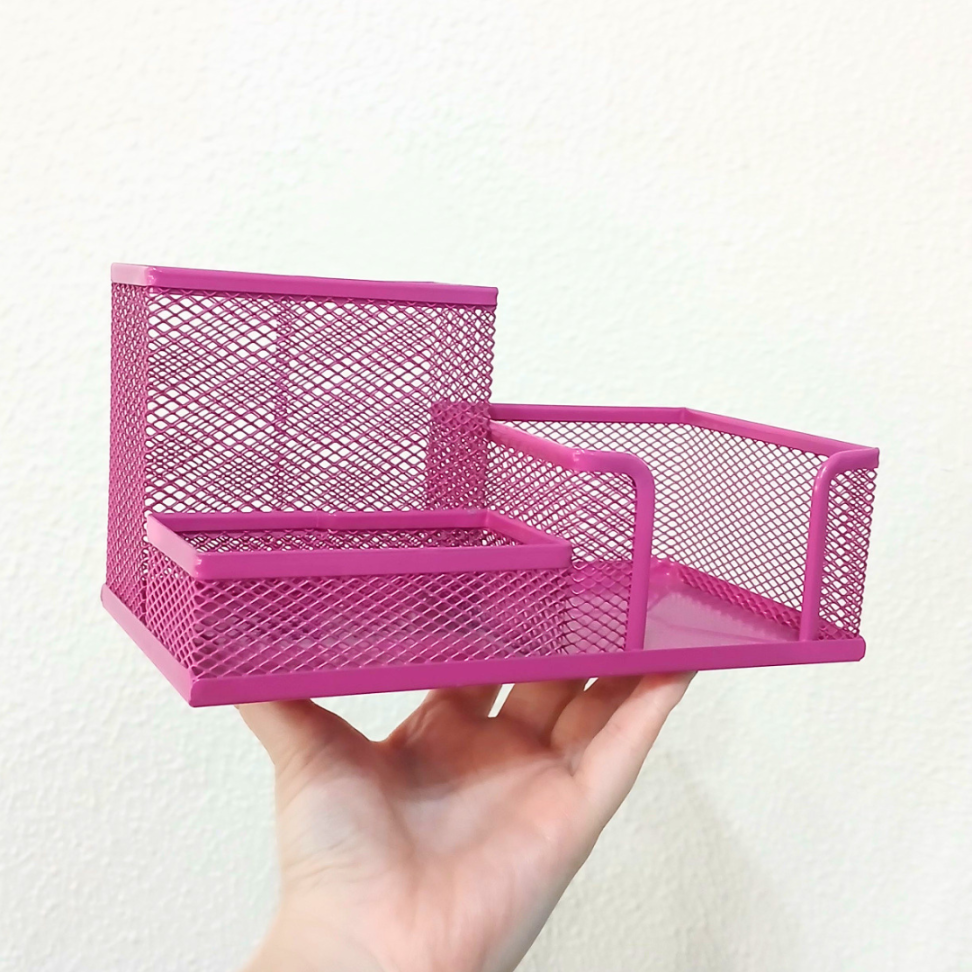 Porta Objetos Aramado Rosa OR5124 BRW - #3