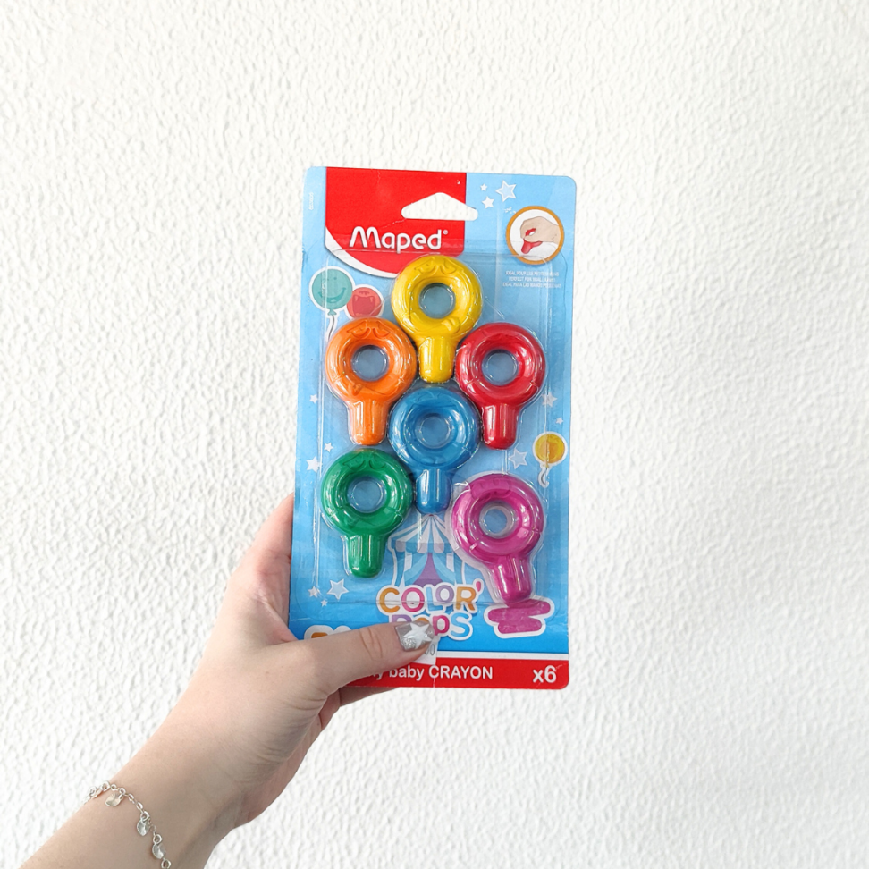 Giz de Cera 6 Cores Baby Color'Peps Maped - #3