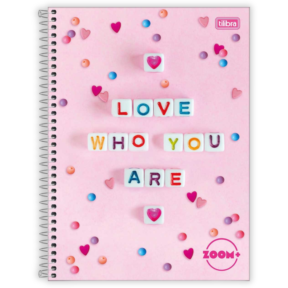 Caderno com Espiral Universitário 1 Matéria Zoom+ Feminino Tilibra - #1