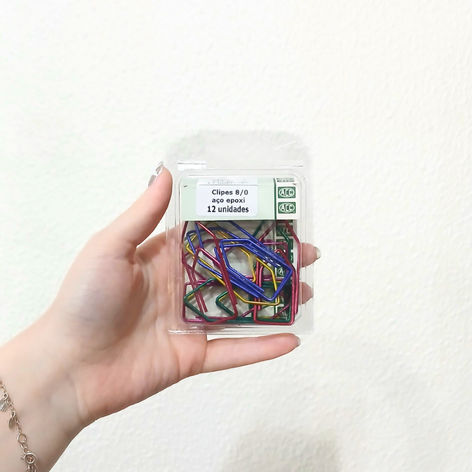 Clipes para Papel Colorido N.8/0 12 Unidades ACC - #3