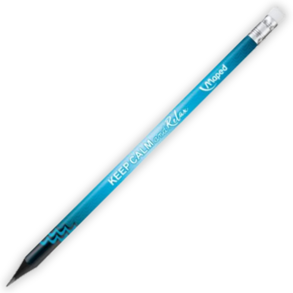 Lápis Grafite de Escrever com Borracha Ponteira Energy Black'Peps Maped - #7