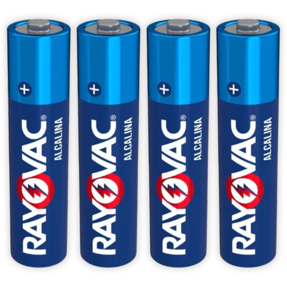 Pilha Alcalina AAA 4 Unidades Rayovac