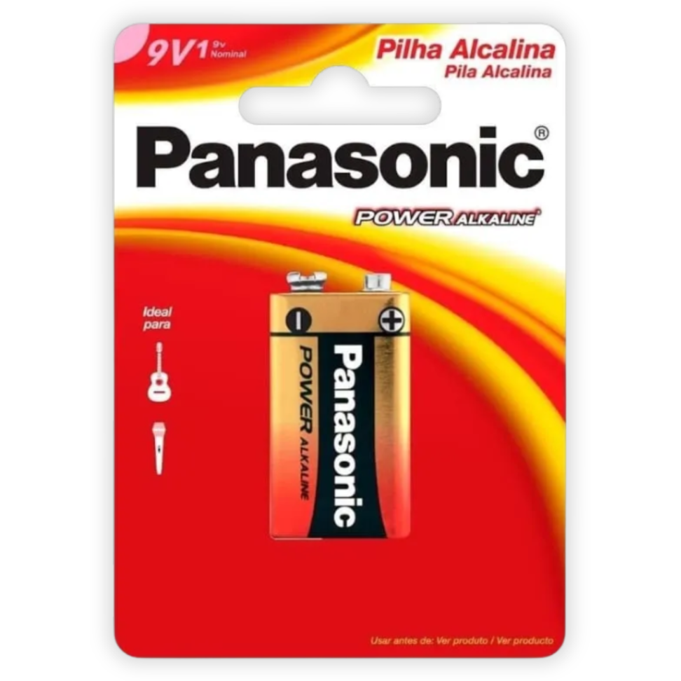 Bateria Alcalina 9V Panasonic