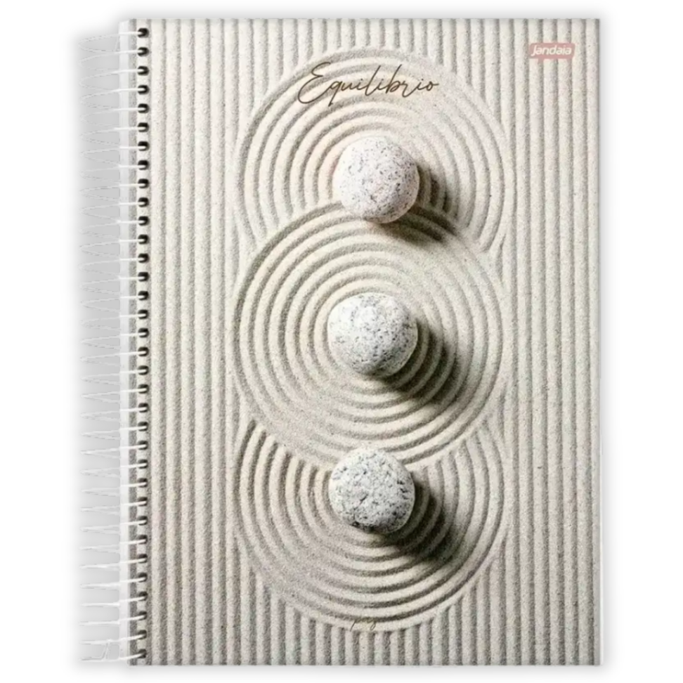 Caderno com Espiral Universitário Paz 1 Matéria Jandaia - #4