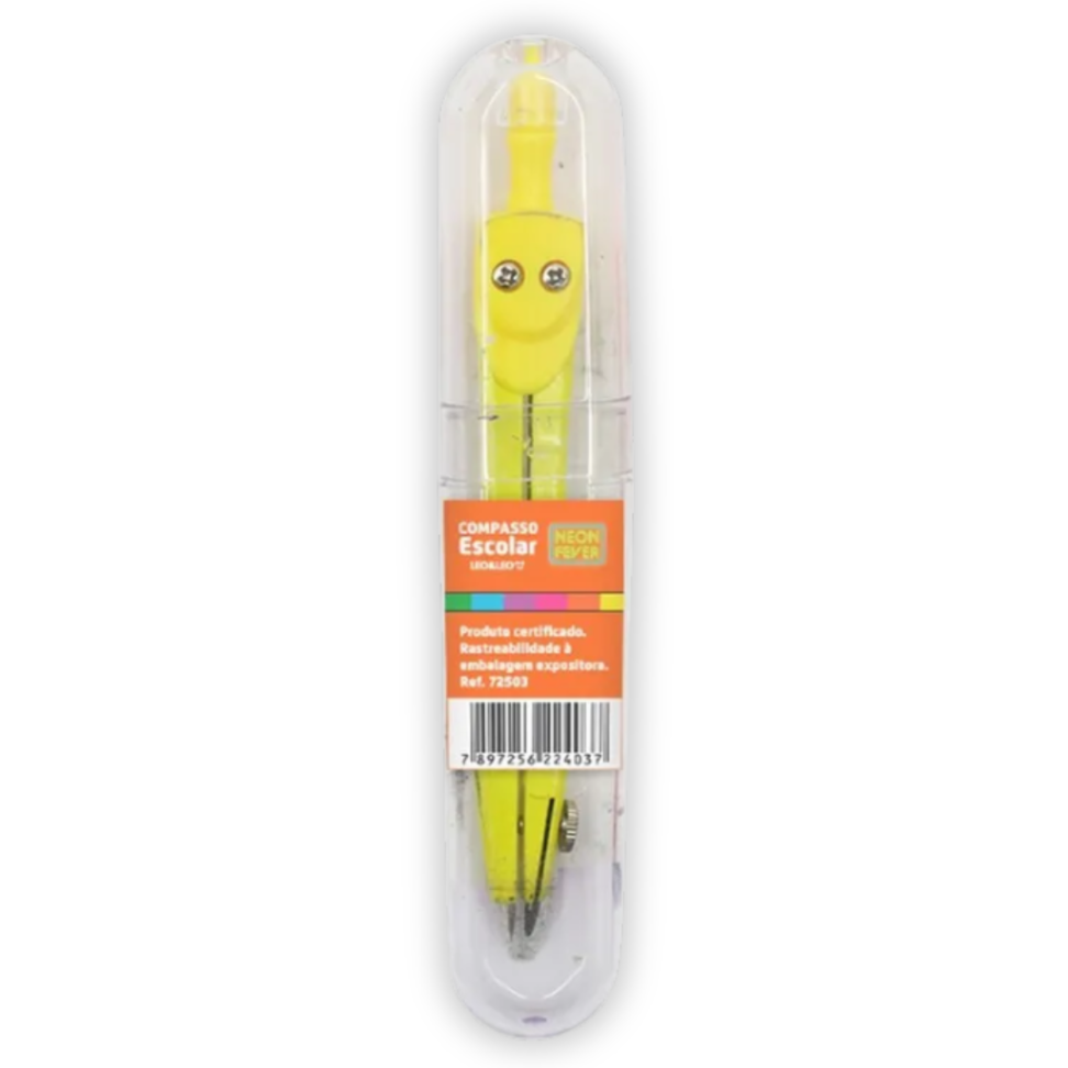 Compasso Metálico Neon Fever Leo e Leo - #4