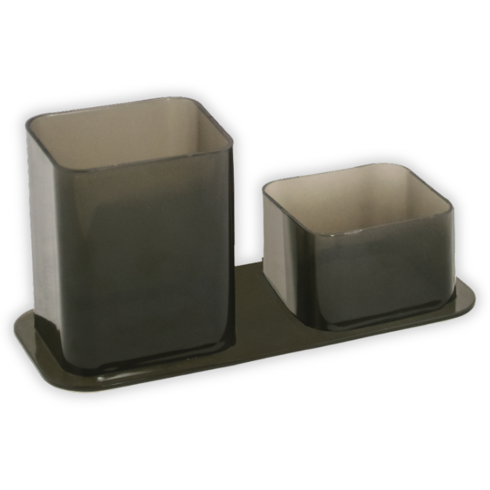 Porta Canetas Duplo Acrílico Color Dello - #7